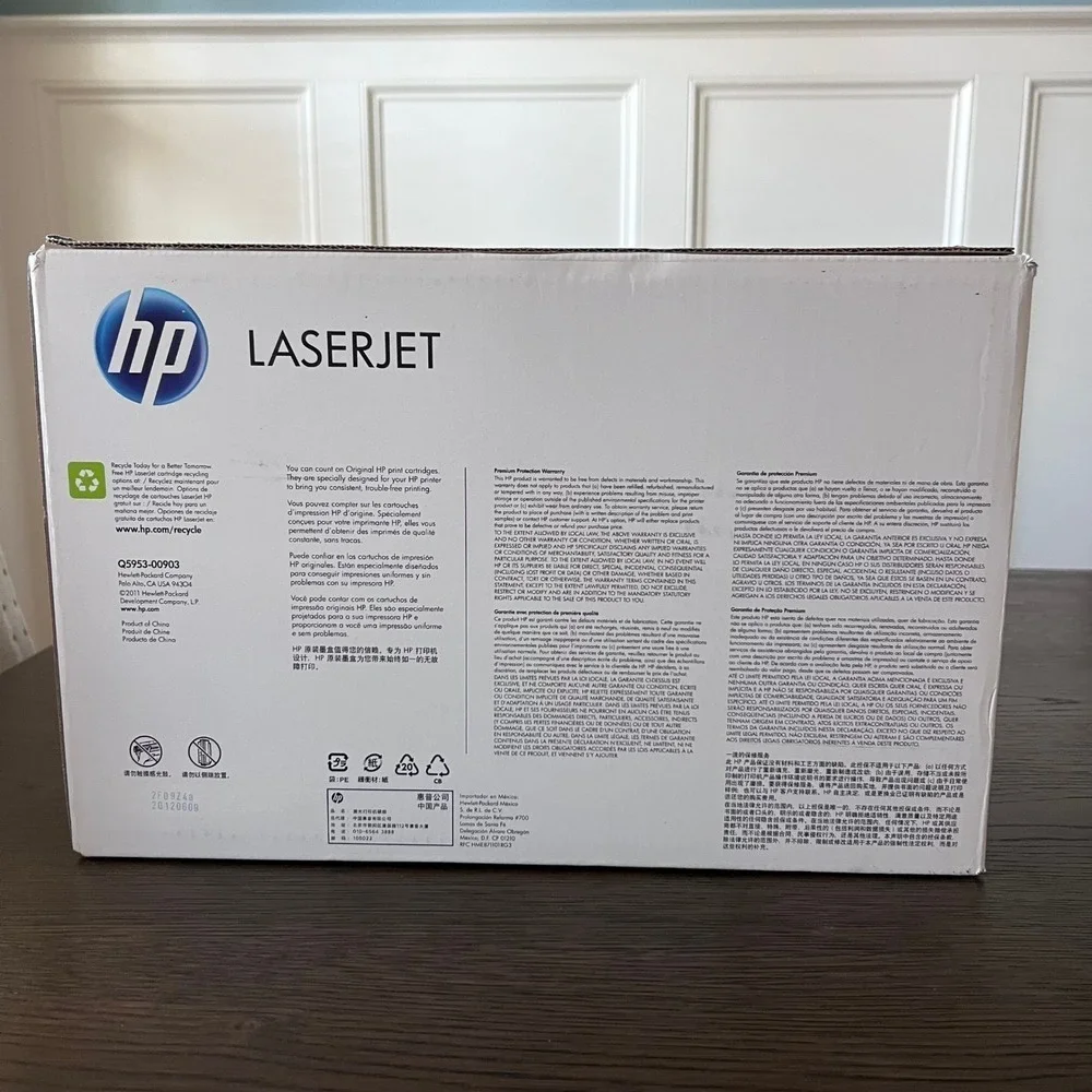 Genuine HP Color Laserjet 4700‎ Color Printer Magenta Toner HP 643A Q5953A NEW